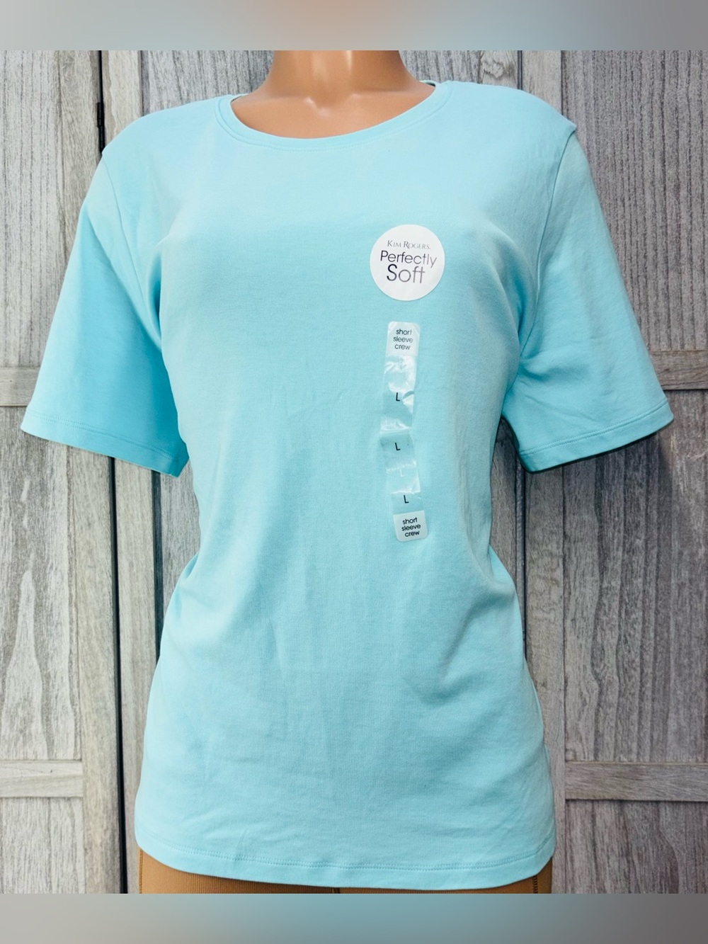 Kim Rogers Women's Short Sleeve Crew Neck Fashion T-Shirt